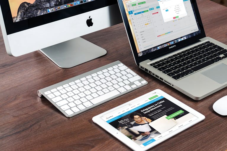 Computer devices as used by Contentify Design